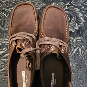 Clarks Woman's Dark Brown Boat Shoes